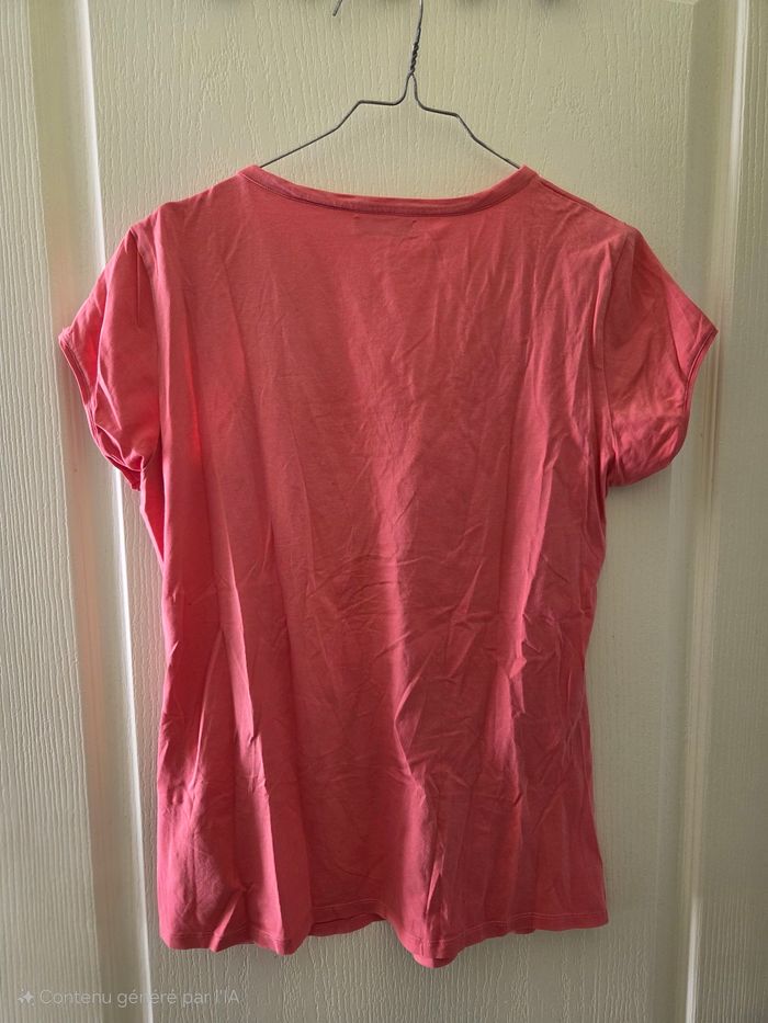 Haut rose Tex - Taille 42 (XL) - Coton stretch - photo numéro 2
