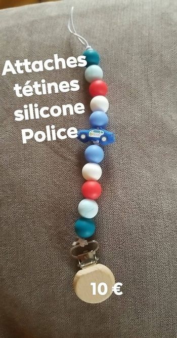 Attaches tétines silicones 