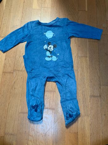 Pyjama anti dérapantMickey 18 mois