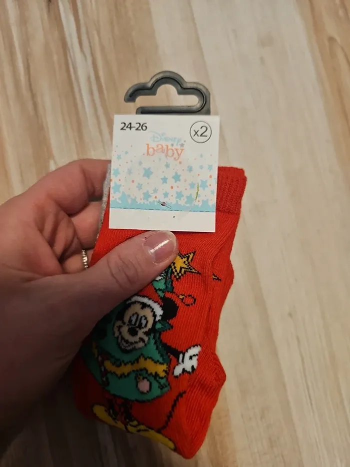 Lot de 2 chausettes disney baby neuve 24/26 - photo numéro 3