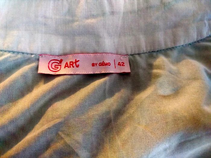 Robe courte fluide imprimée vert – G Art by Gémo – T. 42 - photo numéro 4