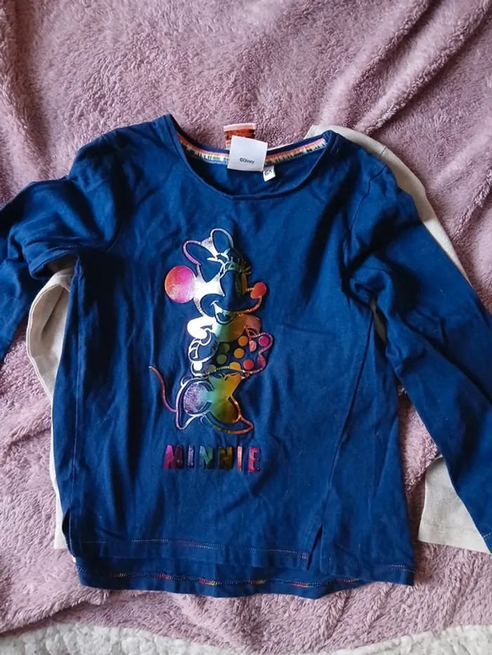 T-shirt manches longues minnie