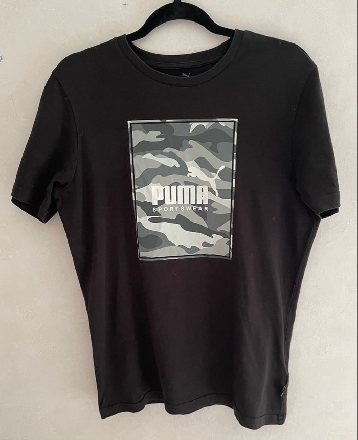 T-Shirt Puma Noir Taille S Homme Puma - photo numéro 5