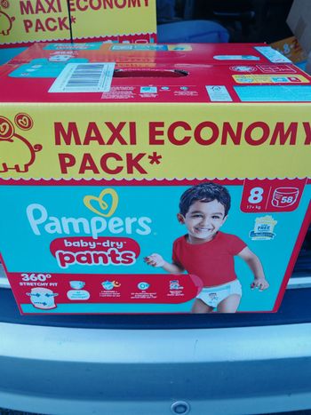 1 carton pampers baby dry pant T8