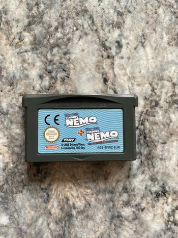 finding Nemo + finding Nemo the continuing adventures game boy advance