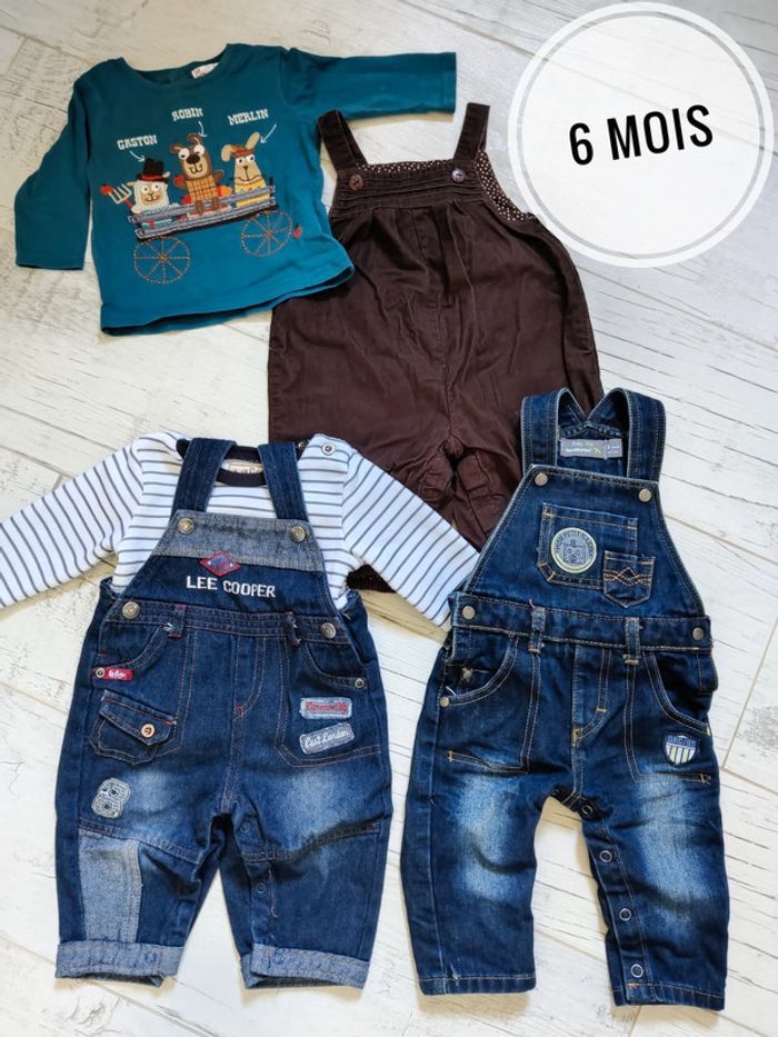 Lot vêtements bébé garçon taille 6 mois saison hiver en très bon état