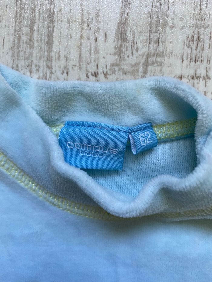 Grenouillère a manches longues hiver vache - photo numéro 3