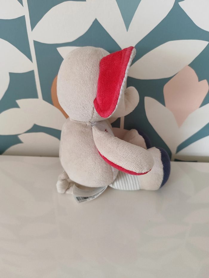 Doudou/ peluche éléphant sucre d'orge - photo numéro 2