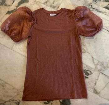 T-shirt manche bouffante rose – Name It – Taille 164 cm - Très bon état