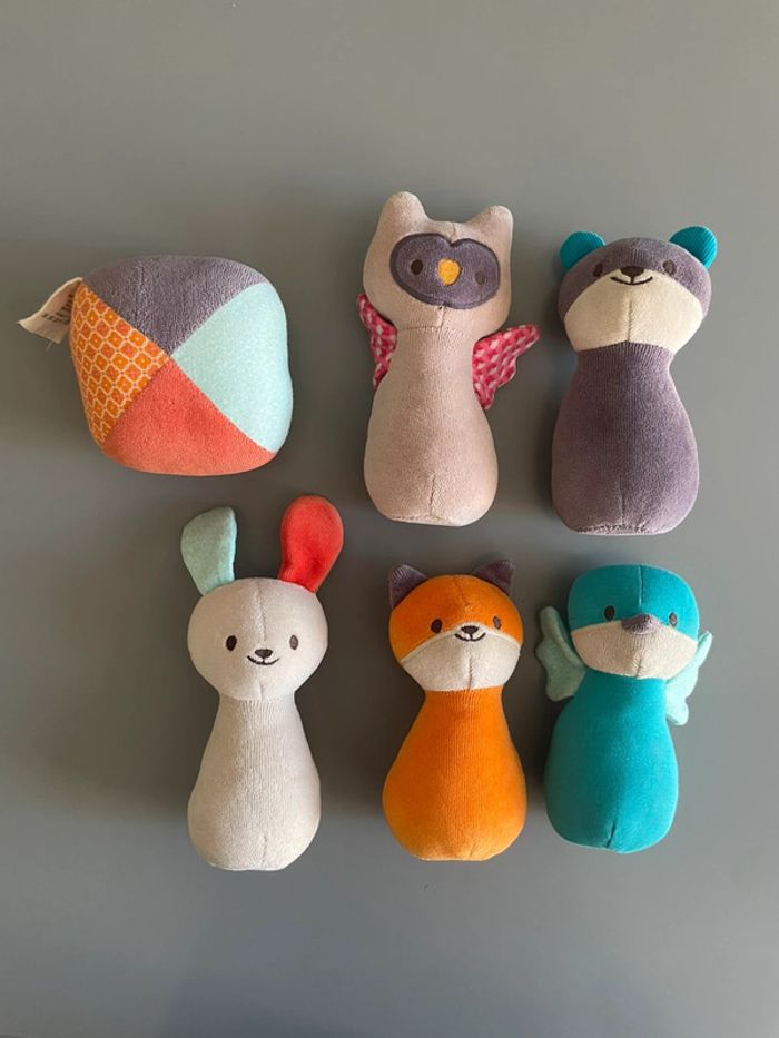 Jeu de quille Galopins des bois coton bio - photo numéro 2