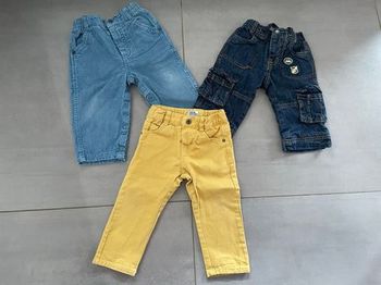 Lot 3 pantalons garçon 
