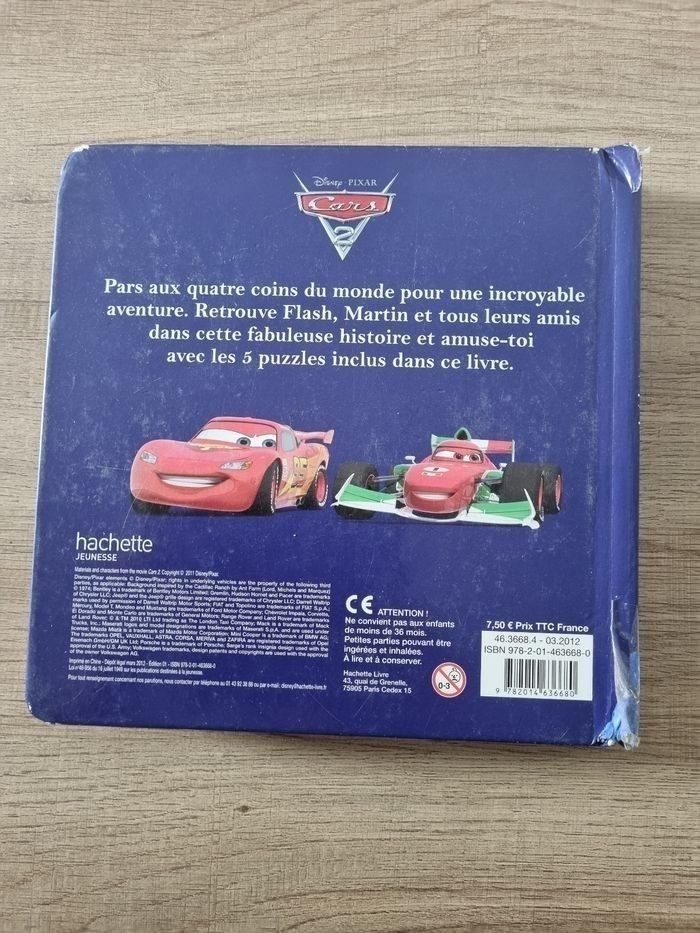 Livre puzzle cars - photo numéro 6