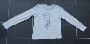 Joli tee-shirt manches longues fille 10 ans (138-143 cm)