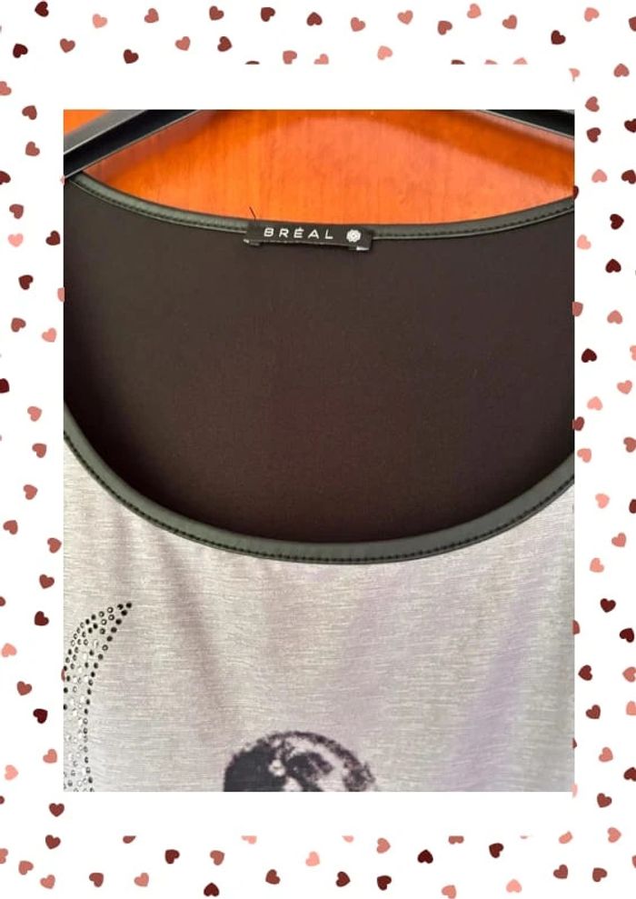 T-shirt bi-matière Bréal 38/40 - photo numéro 2