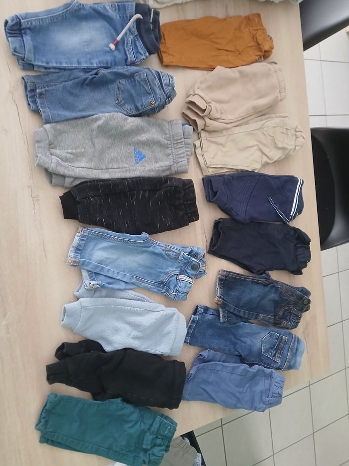 Vêtement bébé garçon 3 mois  62 pièces