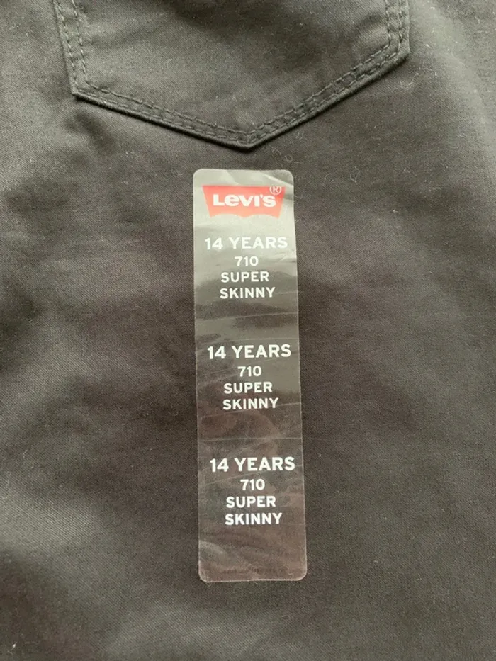 Jean levi’s neuf 14 ans 710 super skinny - photo numéro 3