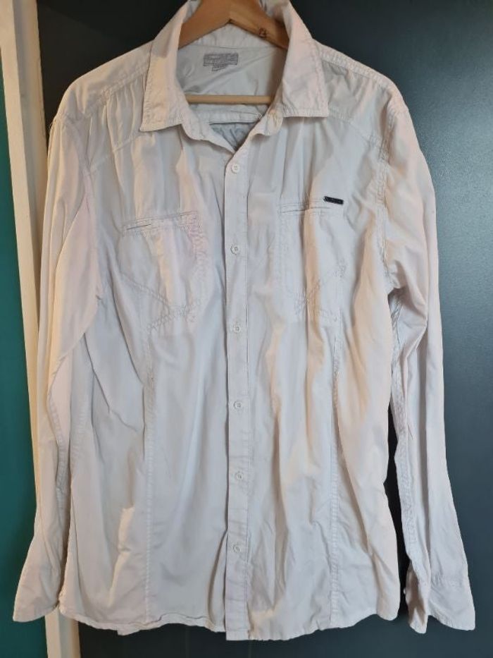 Chemise kaporal blanche