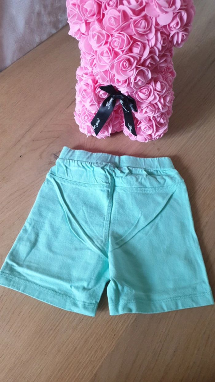 Short coton vert 12m - photo numéro 2