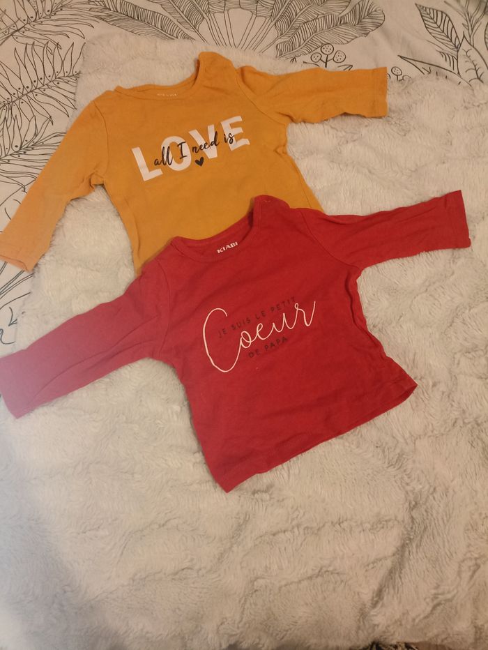T-shirt manches longues 3 mois