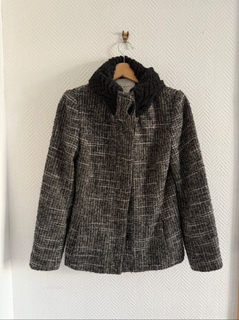 Manteau  noir Zara