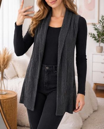Gilet sans manches gris Suncoo taille unique