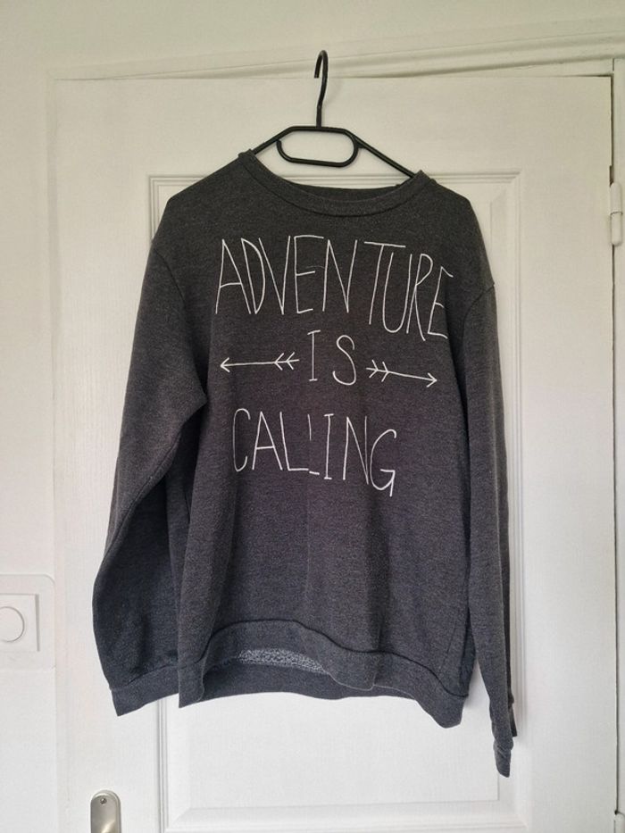 Sweat gris rad adventure is calling - photo numéro 2