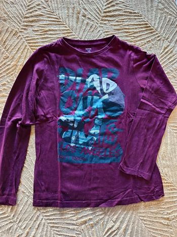 Tee-shirt bordeaux