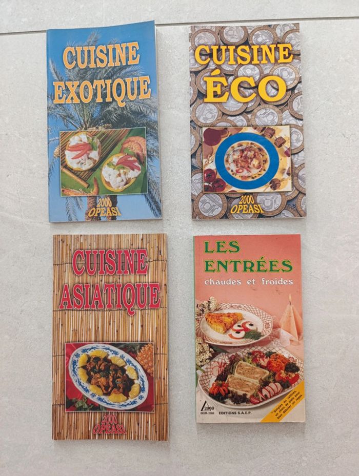 Lot livres de cuisine
