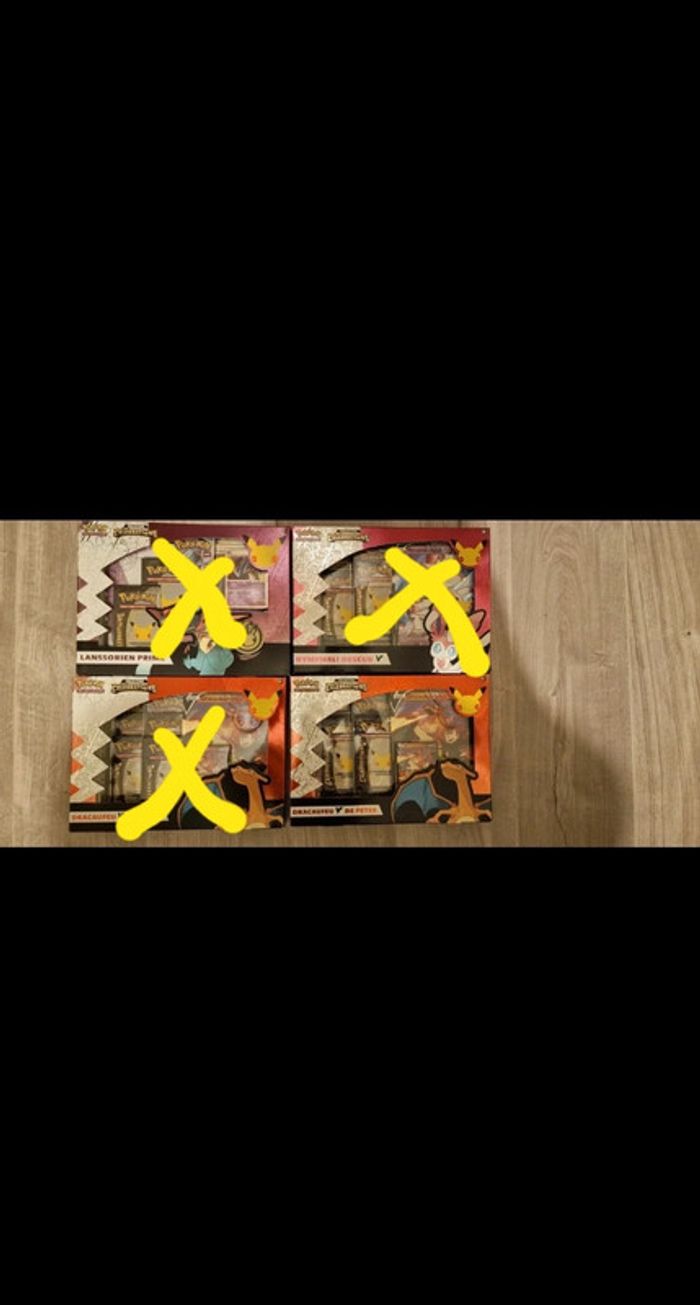 Coffret dracaufeu 25 ans