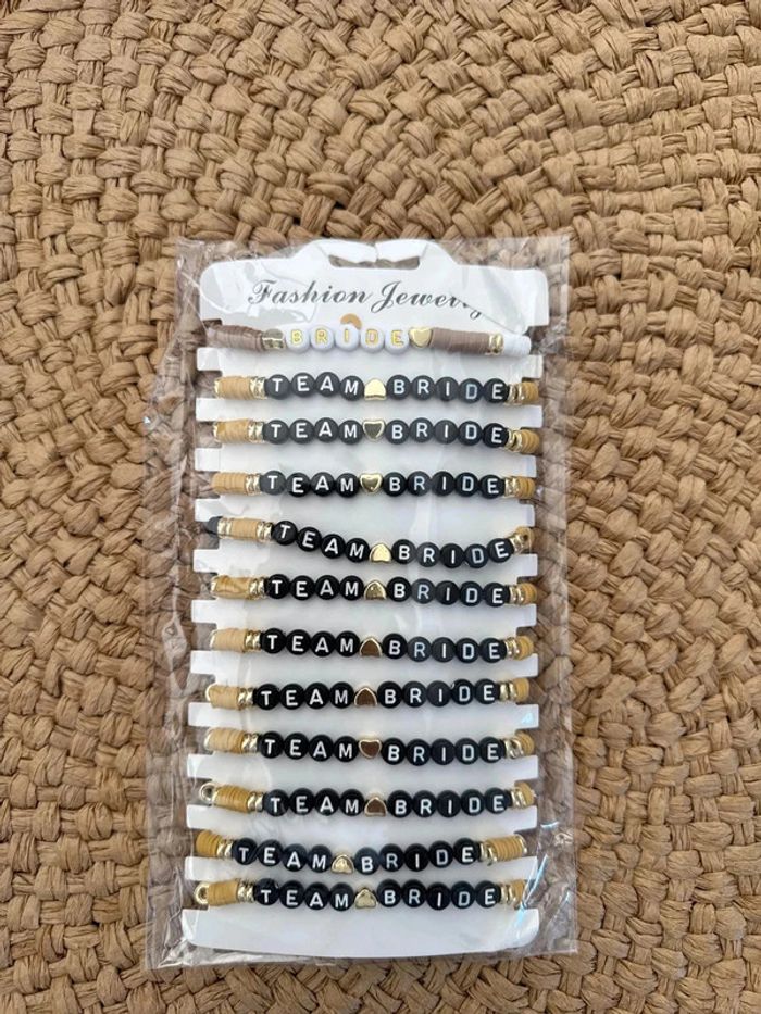 Lot 12 bracelets bride & team bride