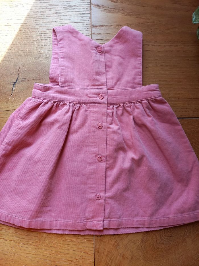 Robe rose pâle velours côtelé Cadet Rousselle - photo numéro 3