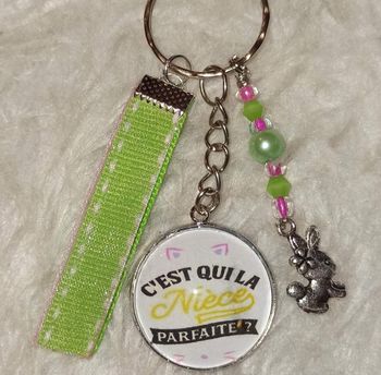 Porte clé nièce " C'est qui la nièce parfaite "