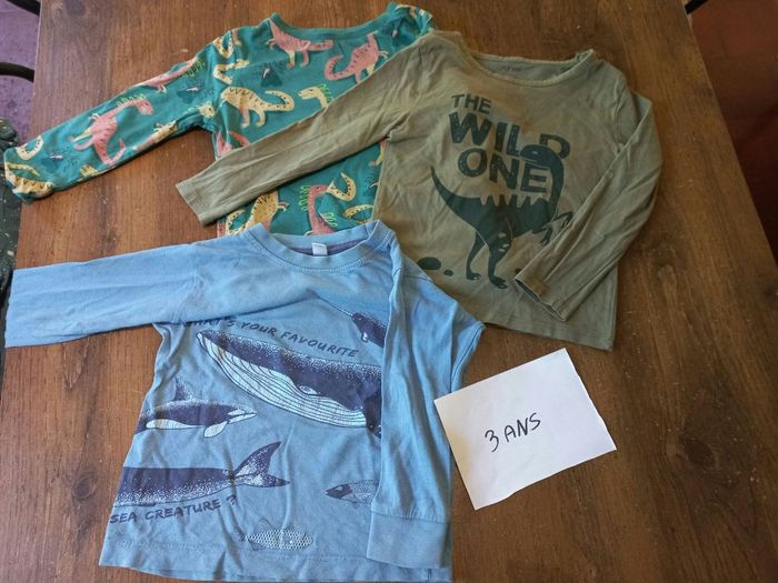 Lot 3 tee-shirts ml - photo numéro 2