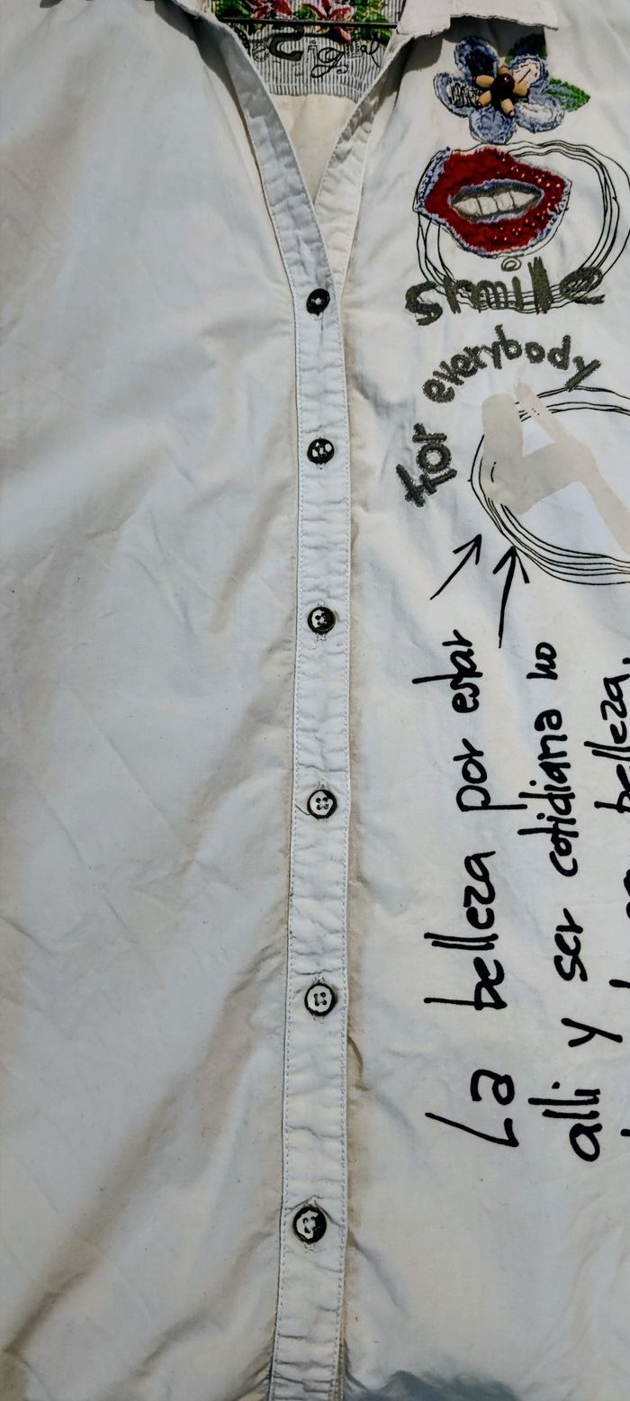 Chemise 🌸 Desigual 🐦 très belle qualité 🌿 taille M 🌸 - photo numéro 5