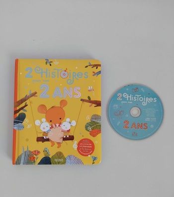 Livre Anniversaire 2 ans Histoires + CD 📚