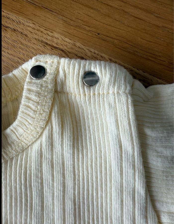 Brassière coton jaune Petit Bateau 3 mois - photo numéro 4