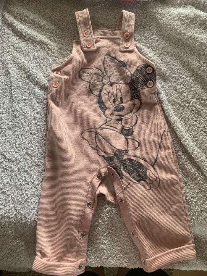 Joli ensemble Minnie Disney combinaison salopette + body - photo numéro 3