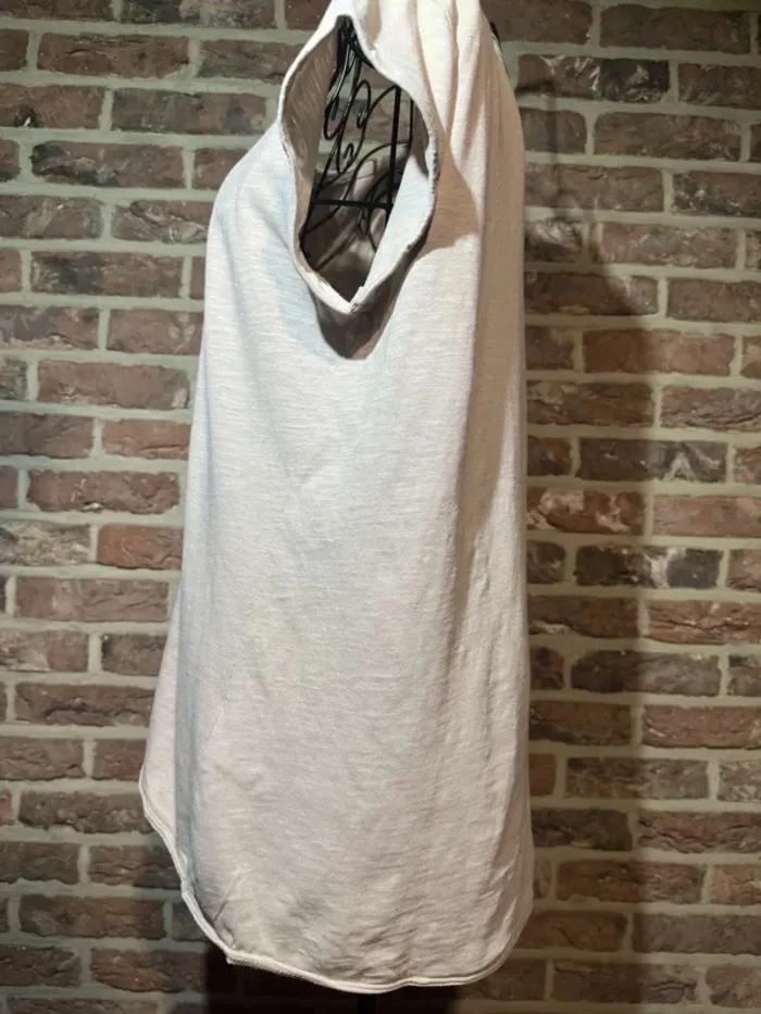 T-shirt beige Esprit uni Taille US: M , F : L - photo numéro 18