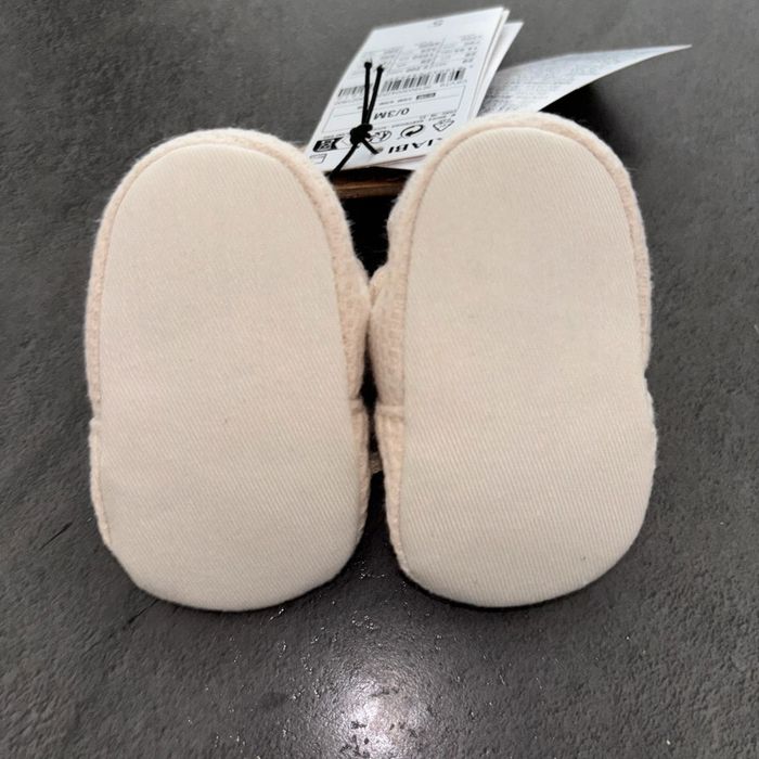 Chaussure beige noeud Kiabi / Naissance/ Neuf avec étiquette - photo numéro 3