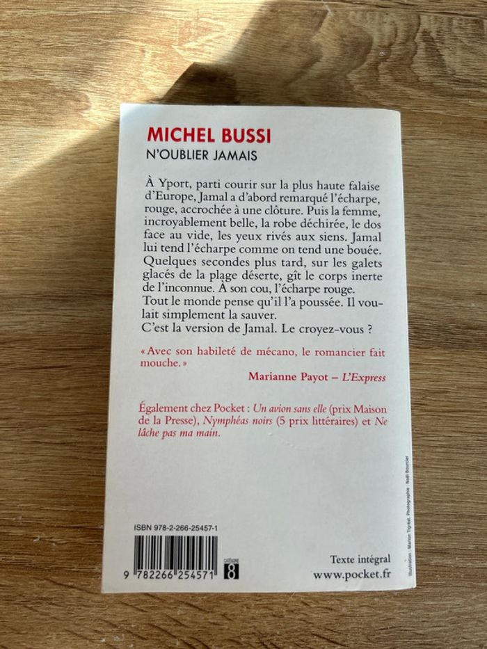 Livre poche « N’oublier jamais » Michel Bussi - photo numéro 2