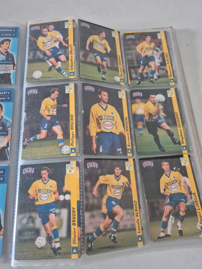 Lot 12 images France foot 1998/99 Sochaux