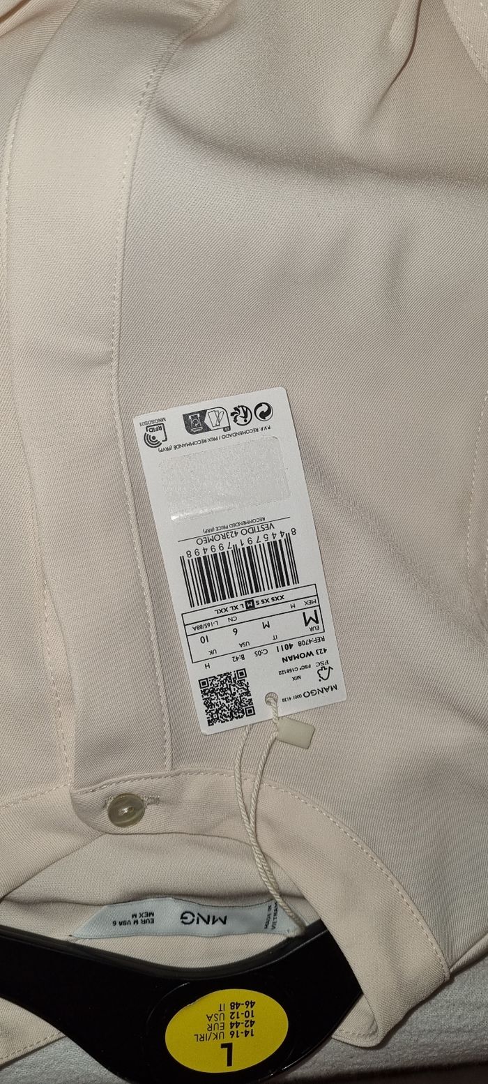 robe Mango longue écru/beige clair - photo numéro 2