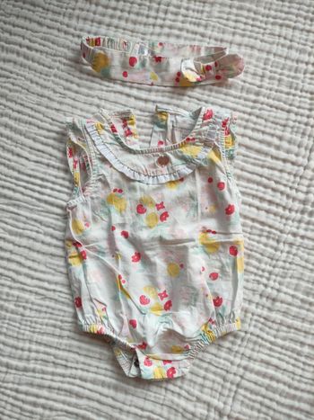 Combinaison bébé fille 3 mois 🍓 🍋