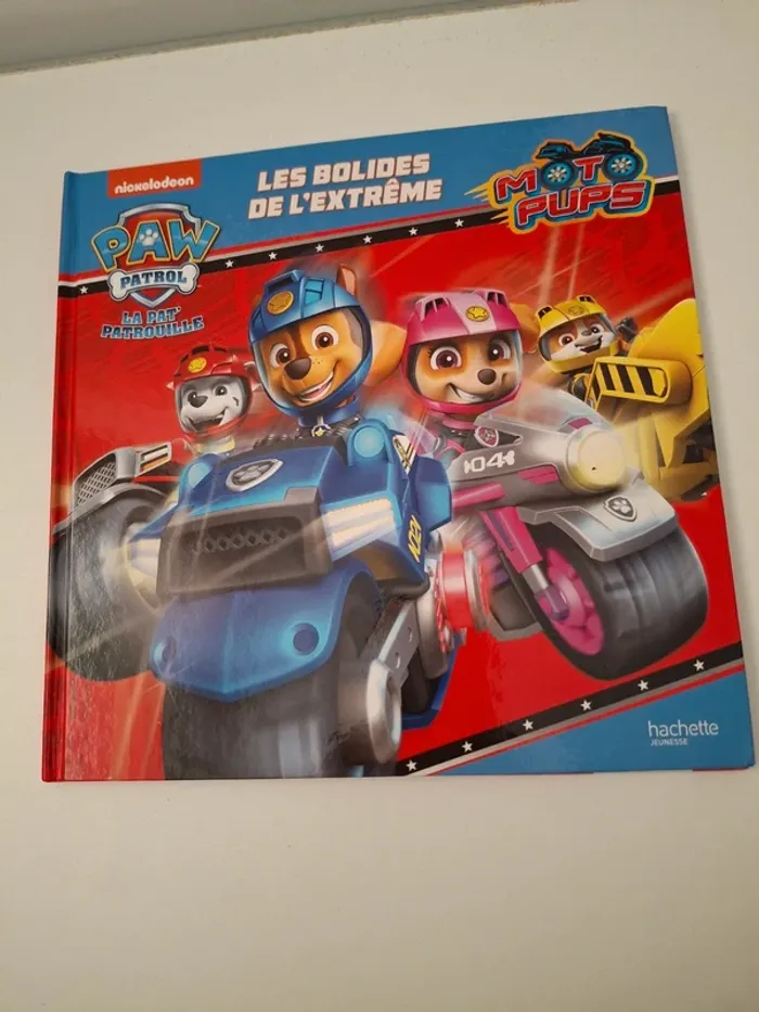 Livre Pat Patrouille Les bolides de l'extrême
