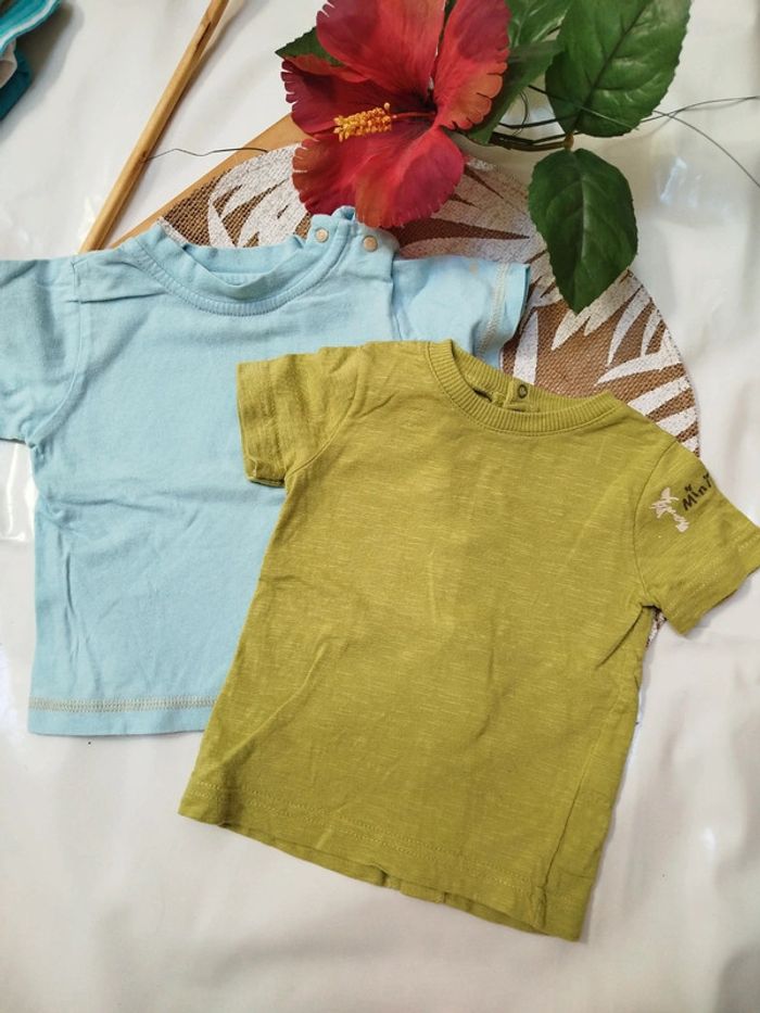 Lot t-shirts 6 mois garçon