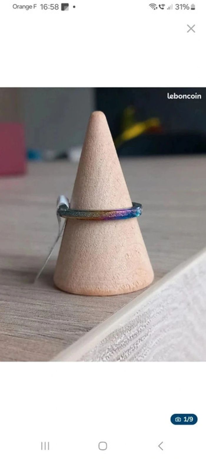 Bague Multicolore taille 17 (54) - photo numéro 4
