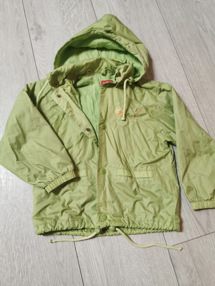 Imperméable vert / Vynil Fraise - photo numéro 7