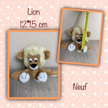 Peluche petit lion 10*15cm - Neuf