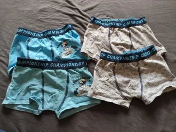 Lot de quatre boxers 6-8 ans