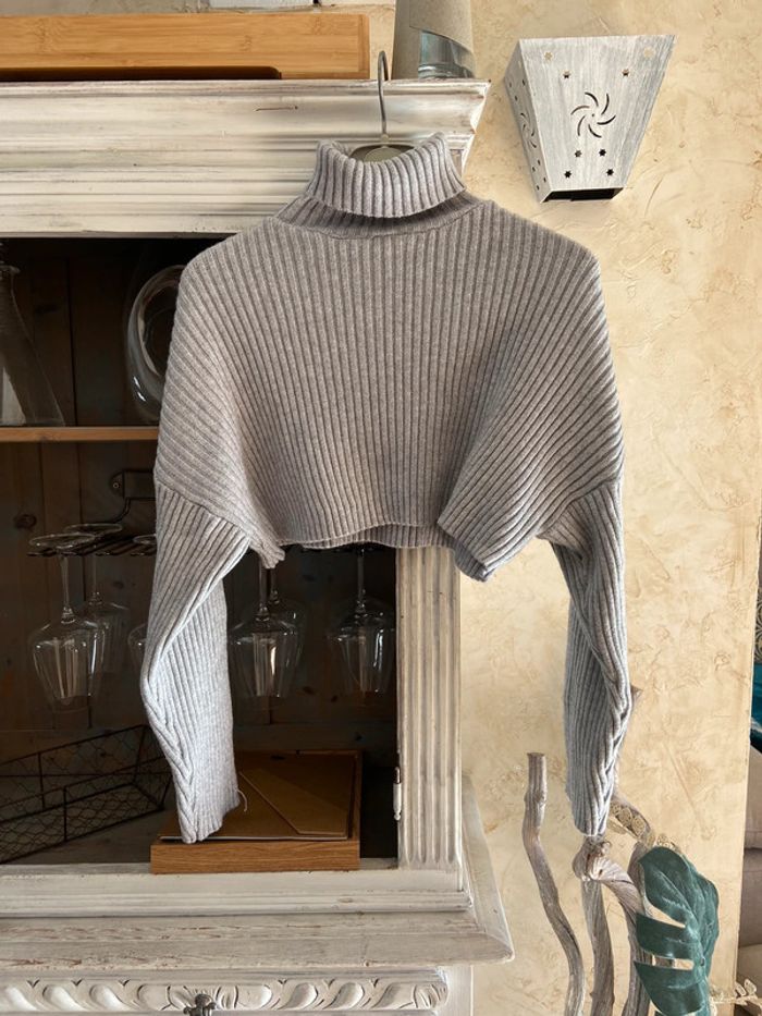 Pull over col roulé